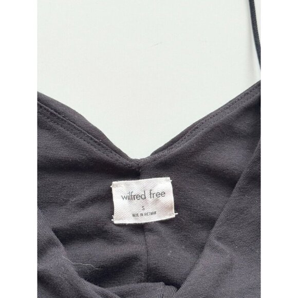 Aritzia WILFRED FREE Tiny Ruched Jersey Bodycon Mini Tank Dress, Size S - Picture 9 of 16